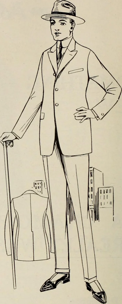 An illustration from Men's wear of Canada (January-December 1919), 1919, leaf 195