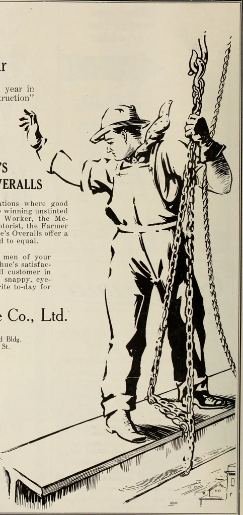 An illustration from Men's wear of Canada (January-December 1919), 1919, leaf 197