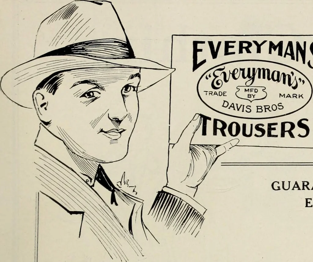 An illustration from Men's wear of Canada (January-December 1919), 1919, leaf 198