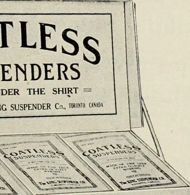 An illustration from Men's wear of Canada (January-December 1919), 1919, leaf 204