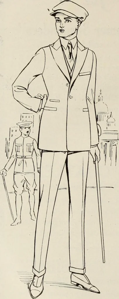 An illustration from Men's wear of Canada (January-December 1919), 1919, leaf 205