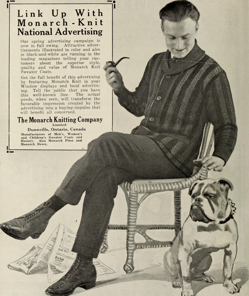 An illustration from Men's wear of Canada (January-December 1919), 1919, leaf 207