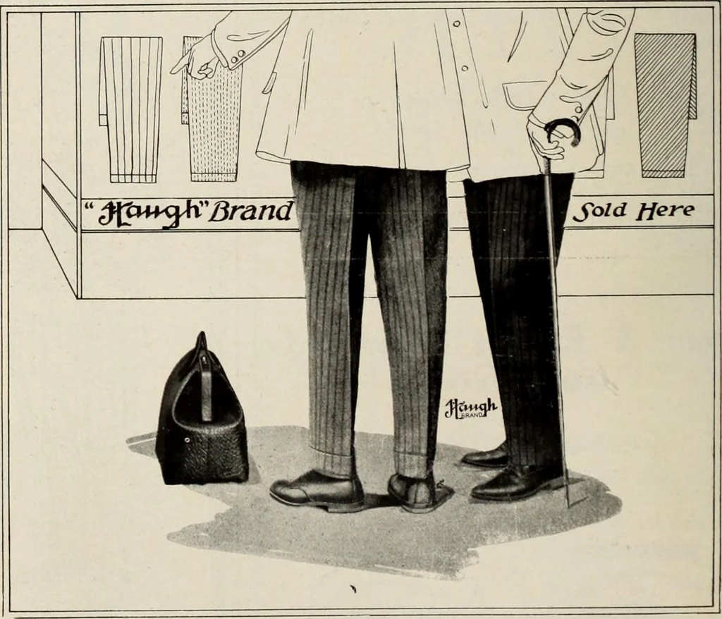 An illustration from Men's wear of Canada (January-December 1919), 1919, leaf 215