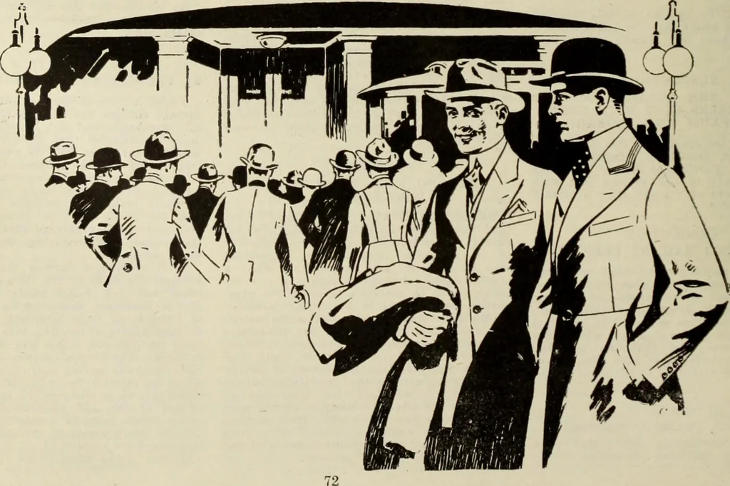 An illustration from Men's wear of Canada (January-December 1919), 1919, leaf 227