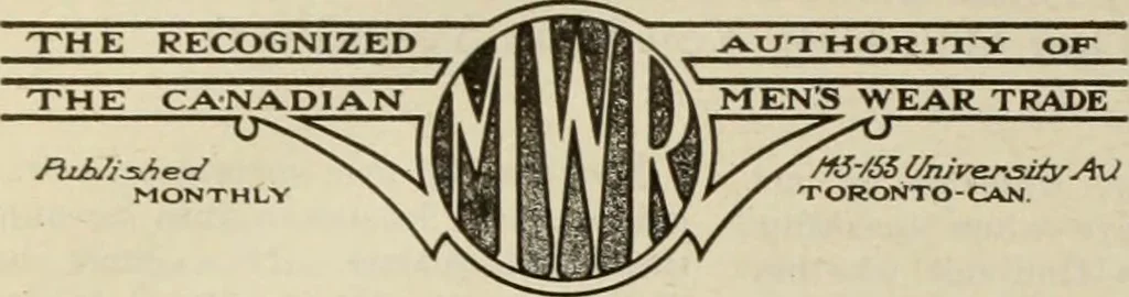 An illustration from Men's wear of Canada (January-December 1919), 1919, leaf 237