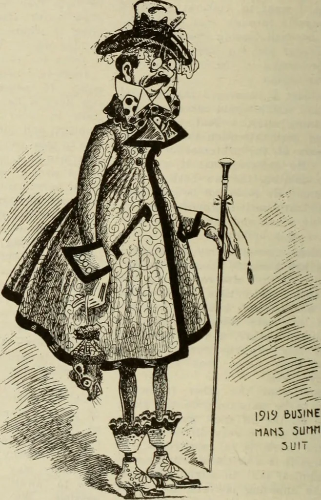An illustration from Men's wear of Canada (January-December 1919), 1919, leaf 237