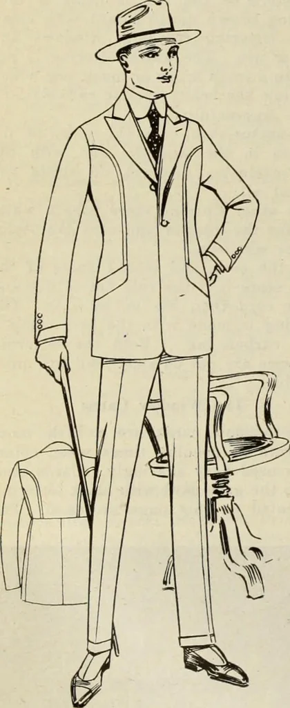 An illustration from Men's wear of Canada (January-December 1919), 1919, leaf 245