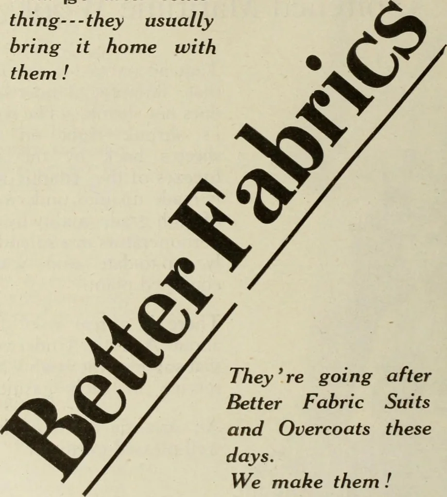 An illustration from Men's wear of Canada (January-December 1919), 1919, leaf 257