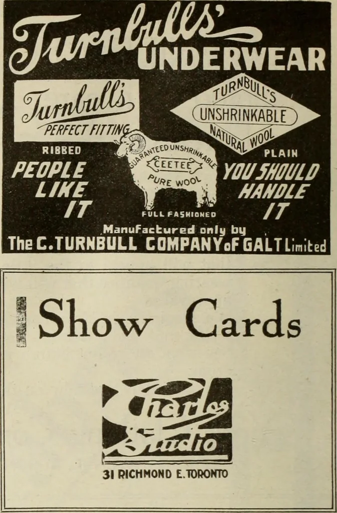 An illustration from Men's wear of Canada (January-December 1919), 1919, leaf 259