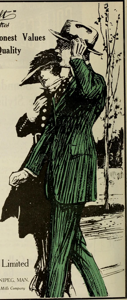 An illustration from Men's wear of Canada (January-December 1919), 1919, leaf 271