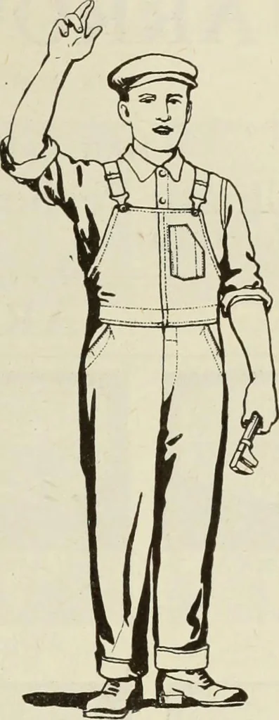 An illustration from Men's wear of Canada (January-December 1919), 1919, leaf 28