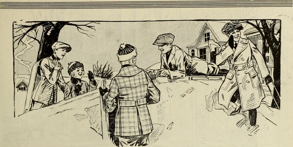 An illustration from Men's wear of Canada (January-December 1919), 1919, leaf 284