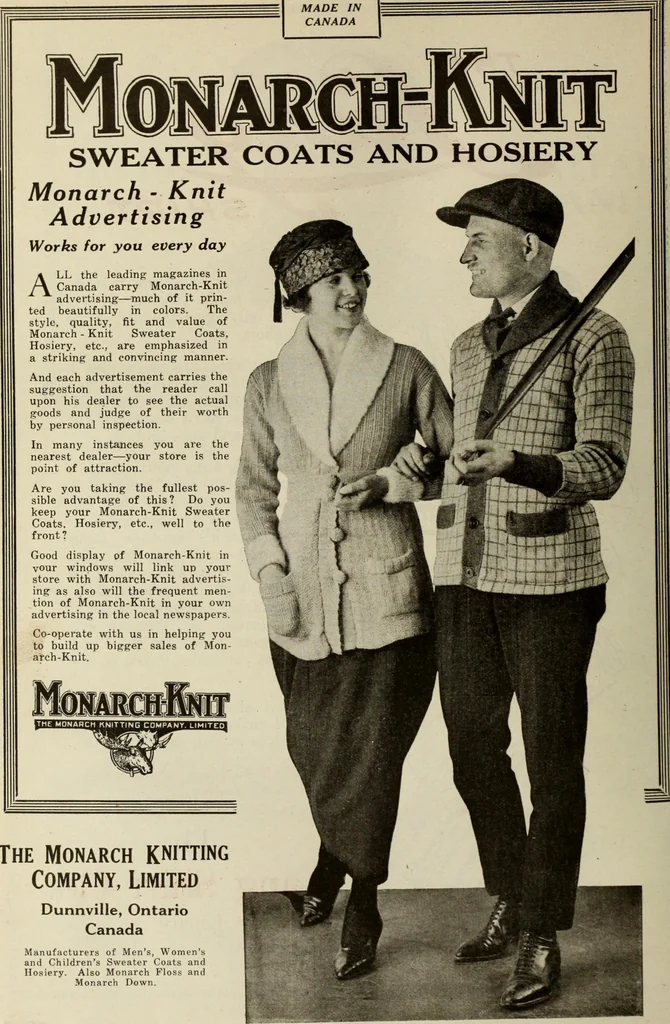 An illustration from Men's wear of Canada (January-December 1919), 1919, leaf 297