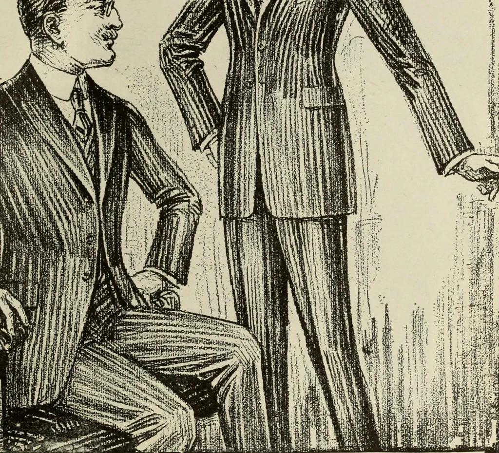 An illustration from Men's wear of Canada (January-December 1919), 1919, leaf 298