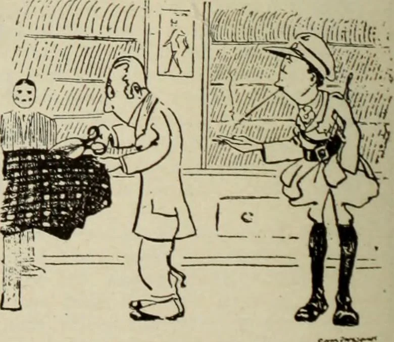 An illustration from Men's wear of Canada (January-December 1919), 1919, leaf 315