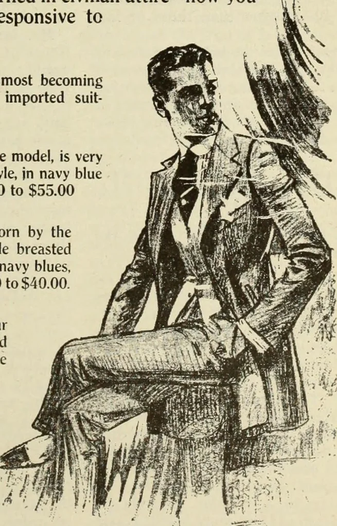 An illustration from Men's wear of Canada (January-December 1919), 1919, leaf 320