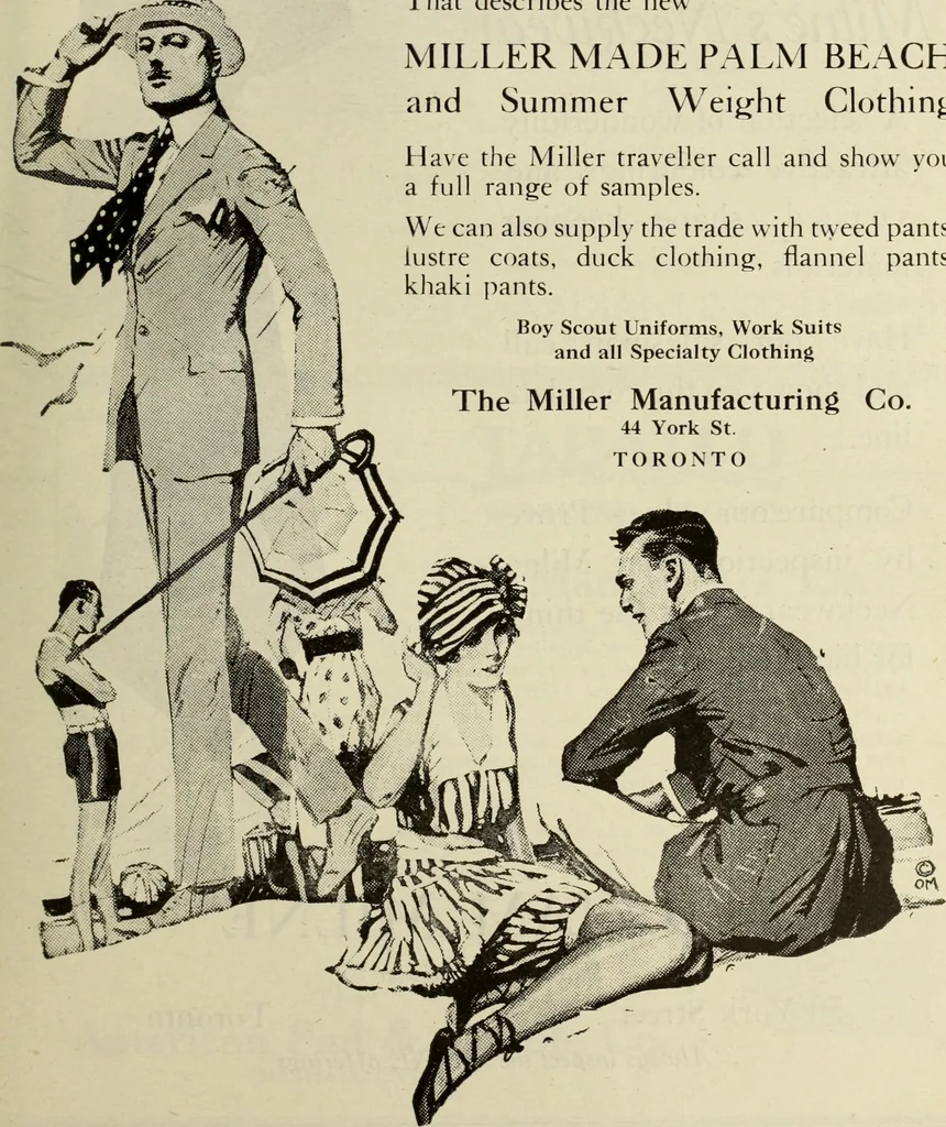 An illustration from Men's wear of Canada (January-December 1919), 1919, leaf 336