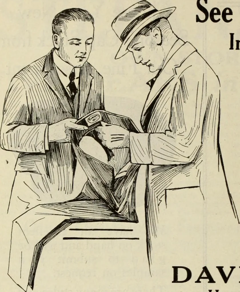 An illustration from Men's wear of Canada (January-December 1919), 1919, leaf 341