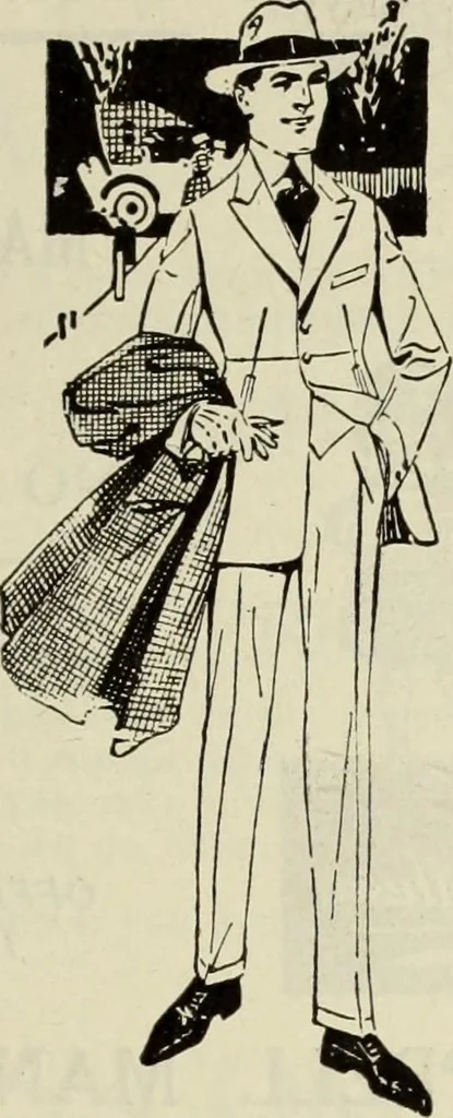 An illustration from Men's wear of Canada (January-December 1919), 1919, leaf 350