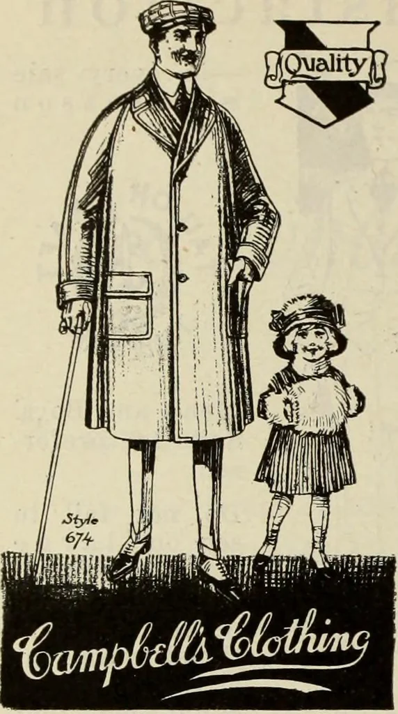 An illustration from Men's wear of Canada (January-December 1919), 1919, leaf 351