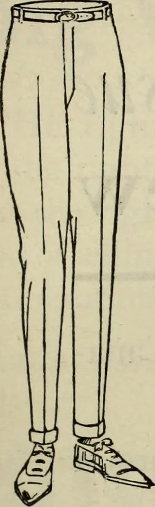 An illustration from Men's wear of Canada (January-December 1919), 1919, leaf 352