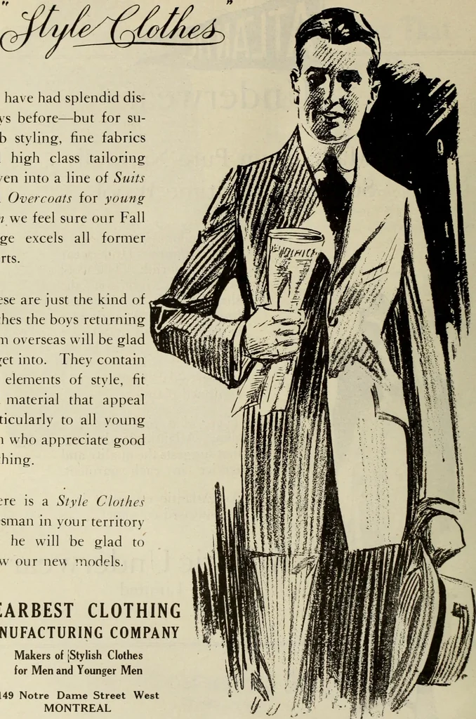 An illustration from Men's wear of Canada (January-December 1919), 1919, leaf 363