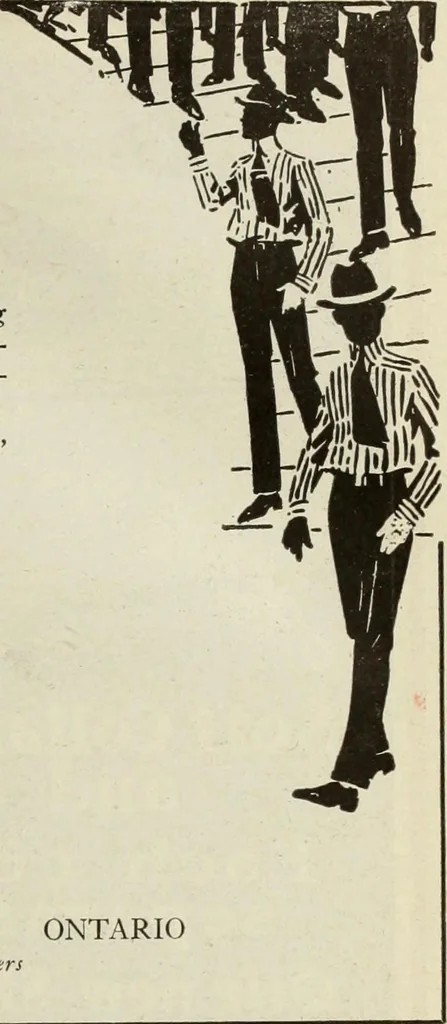 An illustration from Men's wear of Canada (January-December 1919), 1919, leaf 40