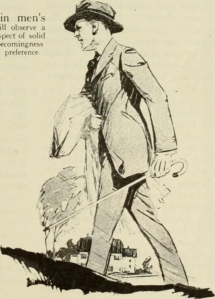 An illustration from Men's wear of Canada (January-December 1919), 1919, leaf 426