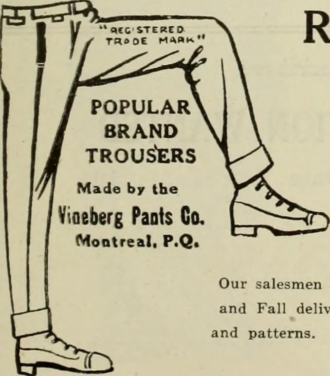 An illustration from Men's wear of Canada (January-December 1919), 1919, leaf 440