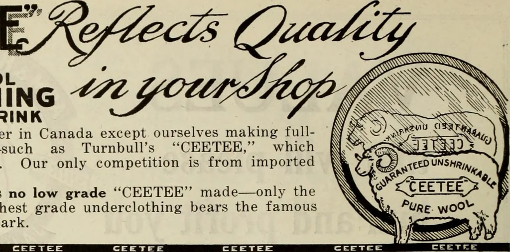An illustration from Men's wear of Canada (January-December 1919), 1919, leaf 443