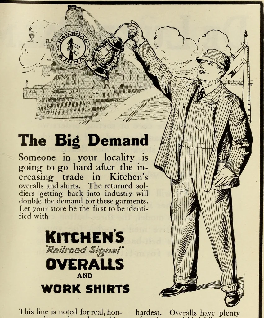 An illustration from Men's wear of Canada (January-December 1919), 1919, leaf 454