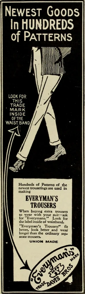 An illustration from Men's wear of Canada (January-December 1919), 1919, leaf 462