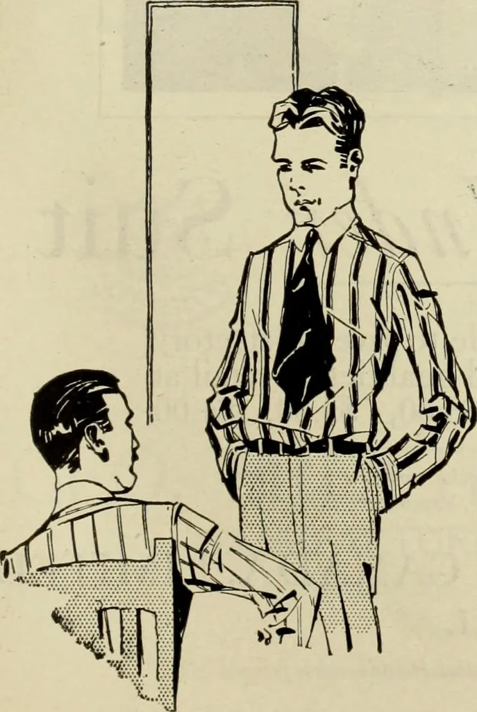 An illustration from Men's wear of Canada (January-December 1919), 1919, leaf 478