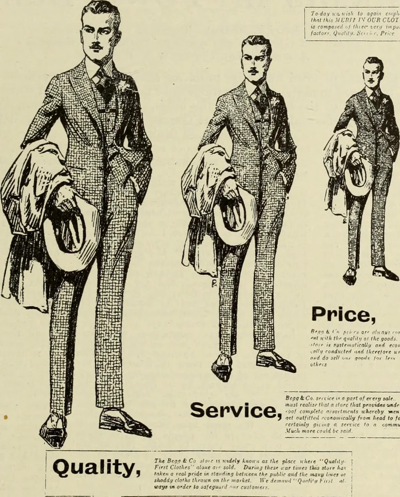An illustration from Men's wear of Canada (January-December 1919), 1919, leaf 502