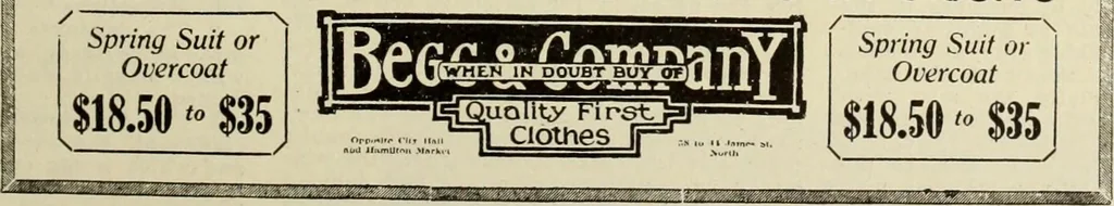 An illustration from Men's wear of Canada (January-December 1919), 1919, leaf 502