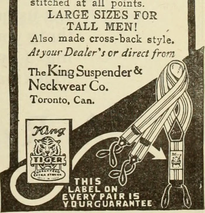 An illustration from Men's wear of Canada (January-December 1919), 1919, leaf 544