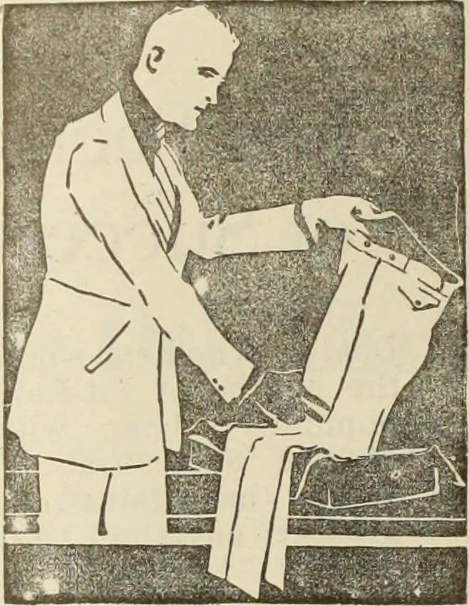 An illustration from Men's wear of Canada (January-December 1919), 1919, leaf 555