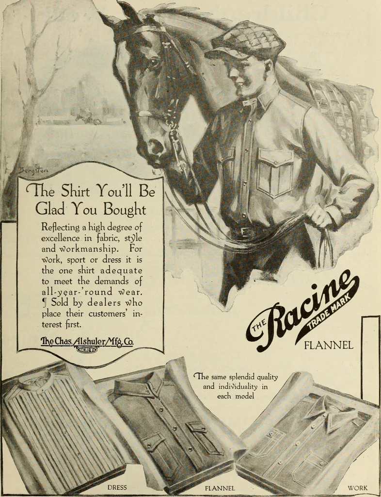 An illustration from Men's wear of Canada (January-December 1919), 1919, leaf 556