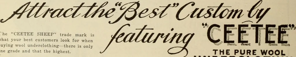 An illustration from Men's wear of Canada (January-December 1919), 1919, leaf 557