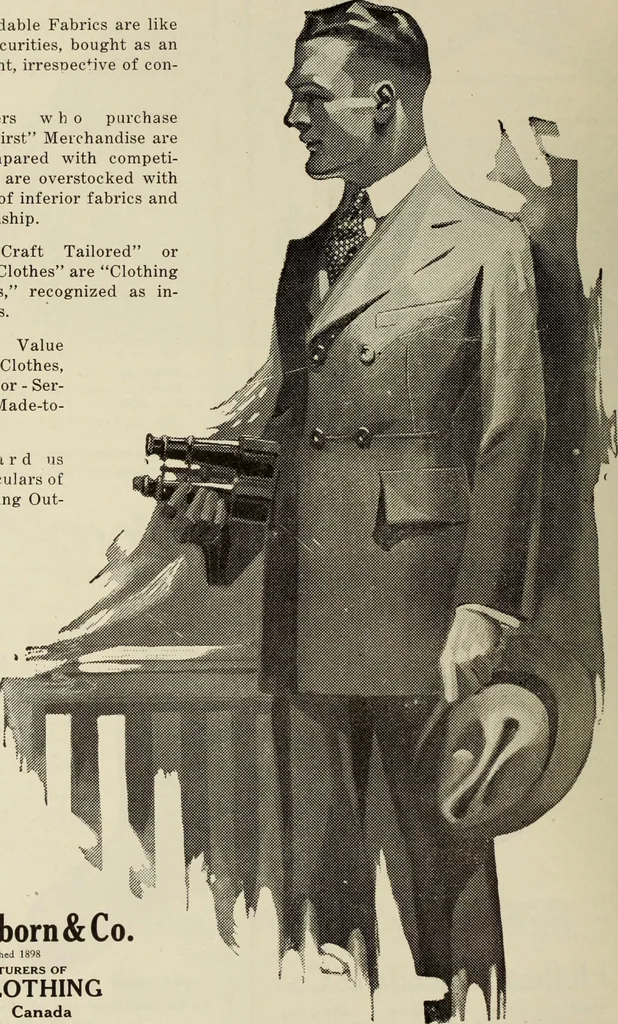 An illustration from Men's wear of Canada (January-December 1919), 1919, leaf 561