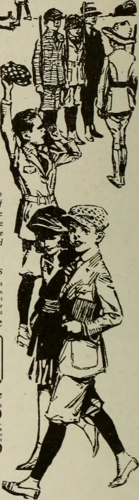 An illustration from Men's wear of Canada (January-December 1919), 1919, leaf 57