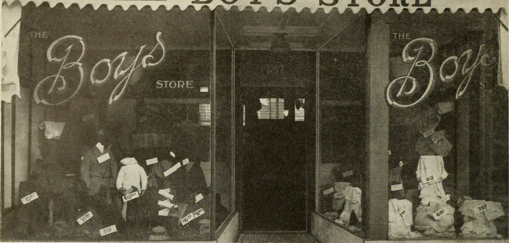 An illustration from Men's wear of Canada (January-December 1919), 1919, leaf 59