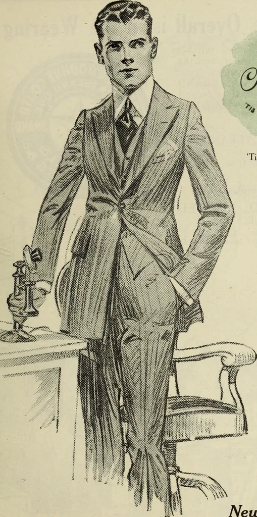 An illustration from Men's wear of Canada (January-December 1919), 1919, leaf 604