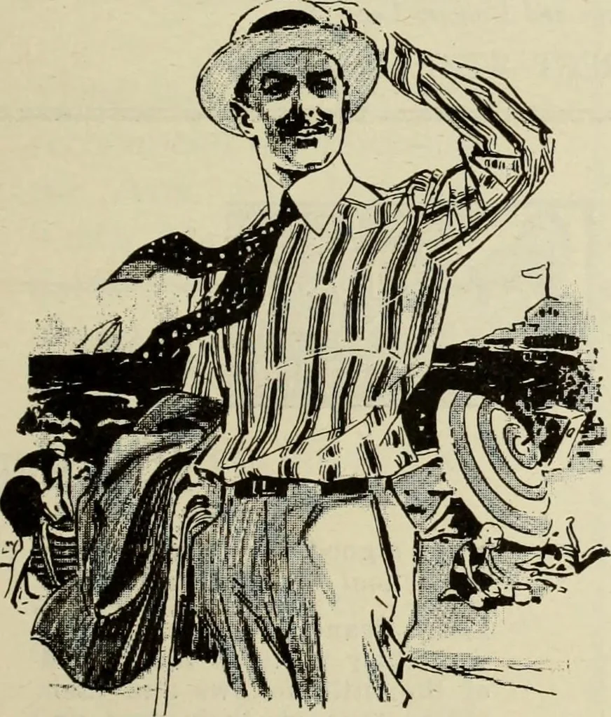 An illustration from Men's wear of Canada (January-December 1919), 1919, leaf 616