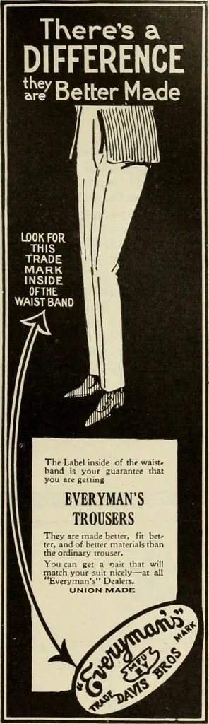 An illustration from Men's wear of Canada (January-December 1919), 1919, leaf 640