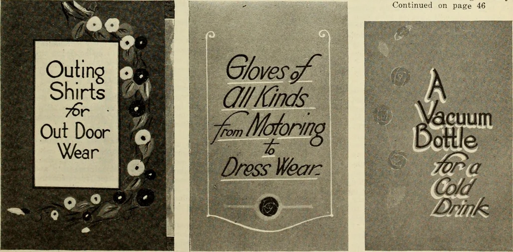 An illustration from Men's wear of Canada (January-December 1919), 1919, leaf 654