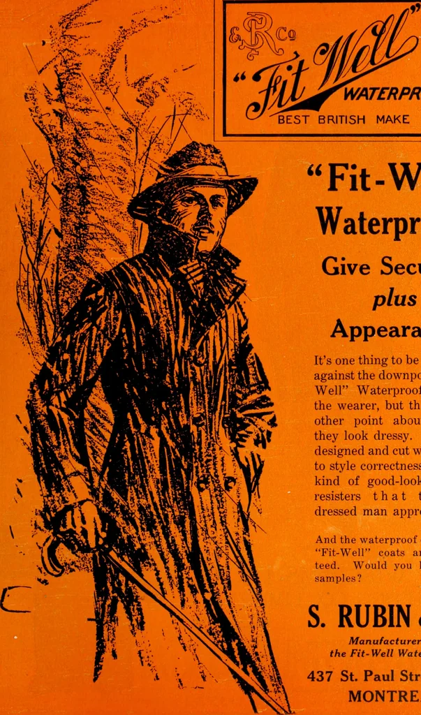 An illustration from Men's wear of Canada (January-December 1919), 1919, leaf 714