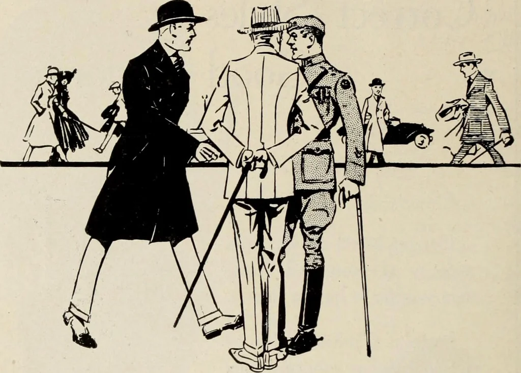 An illustration from Men's wear of Canada (January-December 1919), 1919, leaf 717