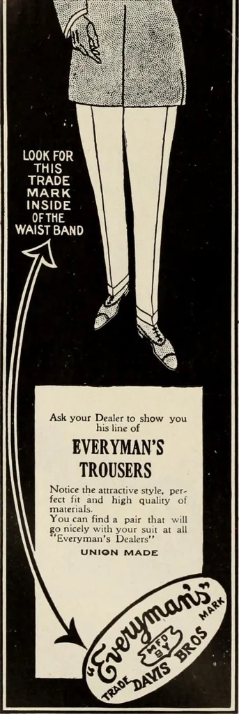 An illustration from Men's wear of Canada (January-December 1919), 1919, leaf 723