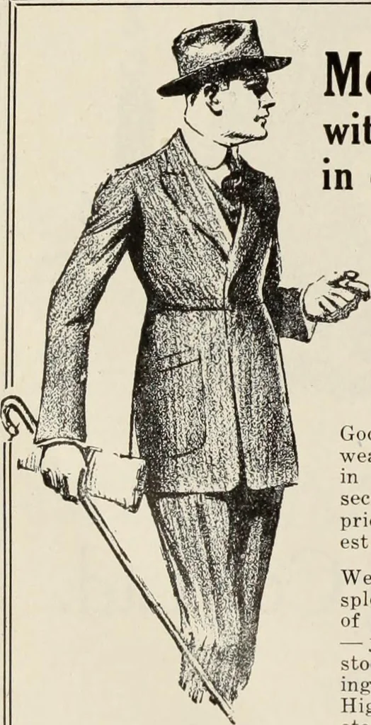 An illustration from Men's wear of Canada (January-December 1919), 1919, leaf 729